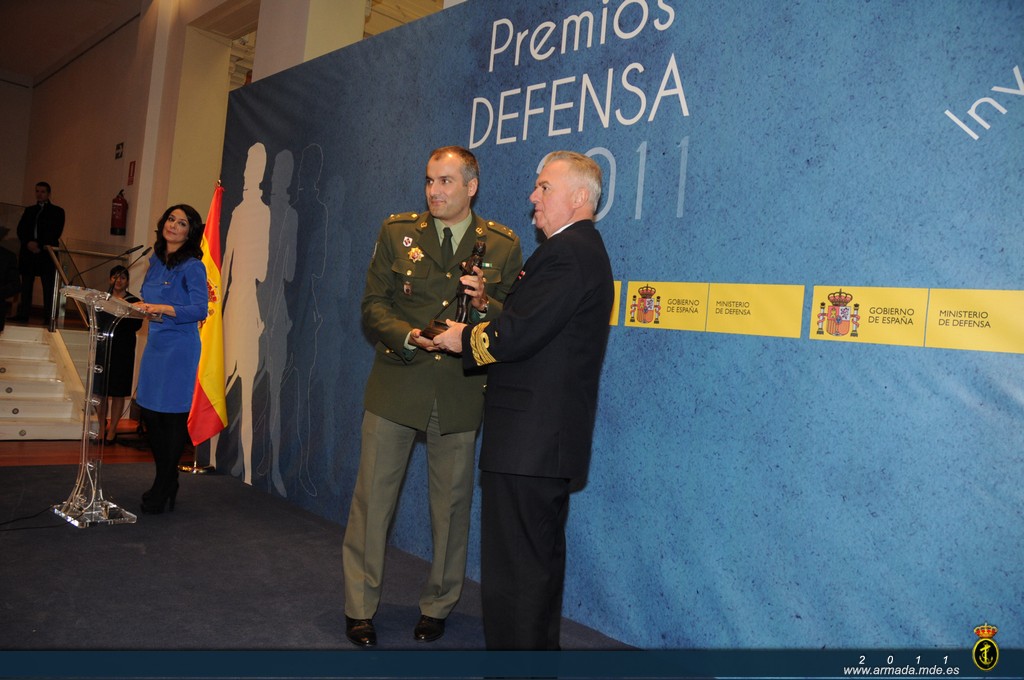 El Almirante Jefe de Estado Mayor de la Armada entregó el Premio "José Francisco de Querol y Lombardero" a Juan José Herbón Costas
